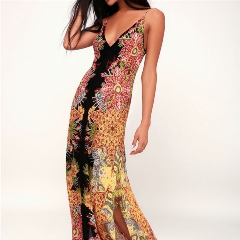 Intimately Free People Floral Maxi Dress size XS